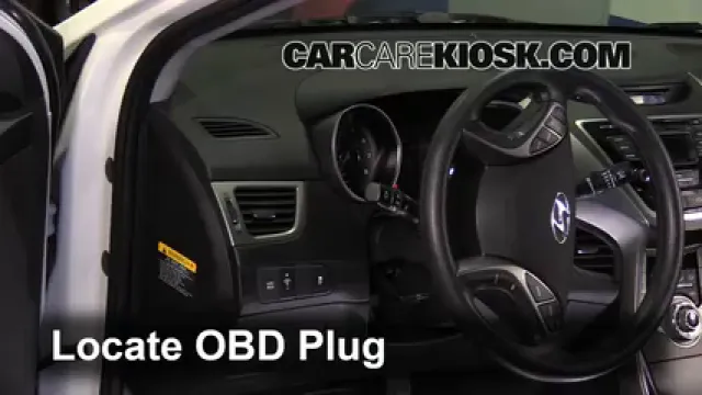 2013 Hyundai Elantra Coupe GS 1.8L 4 Cyl. Coupe (2 Door) Lumière « Check engine » du moteur Diagnostic